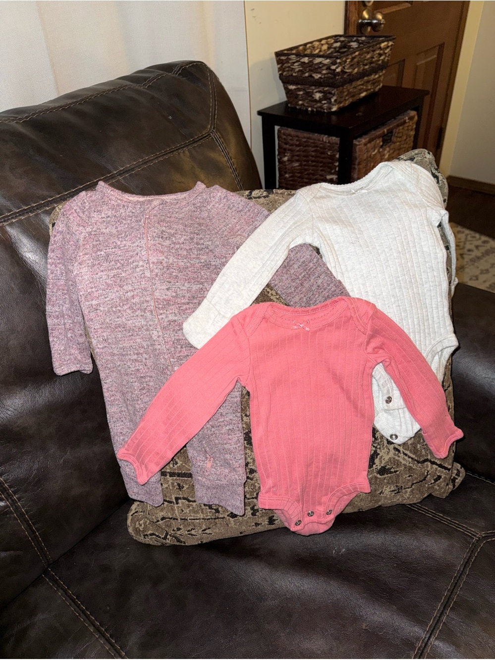 Set of 3 Long Sleeve Baby Sleepers